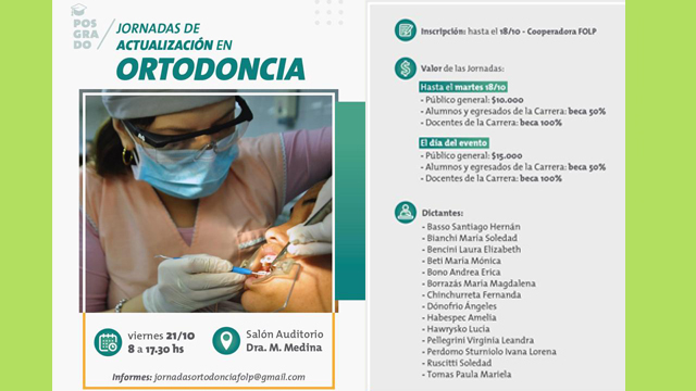 FOLP: Jornadas de Actualización en Ortodoncia
